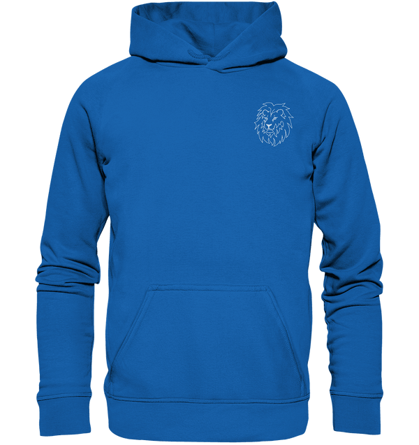 Löwe weiß - Premium Hoodie Kinder Hoodie Kinder Tier-Shirts.com Royal Blau 116