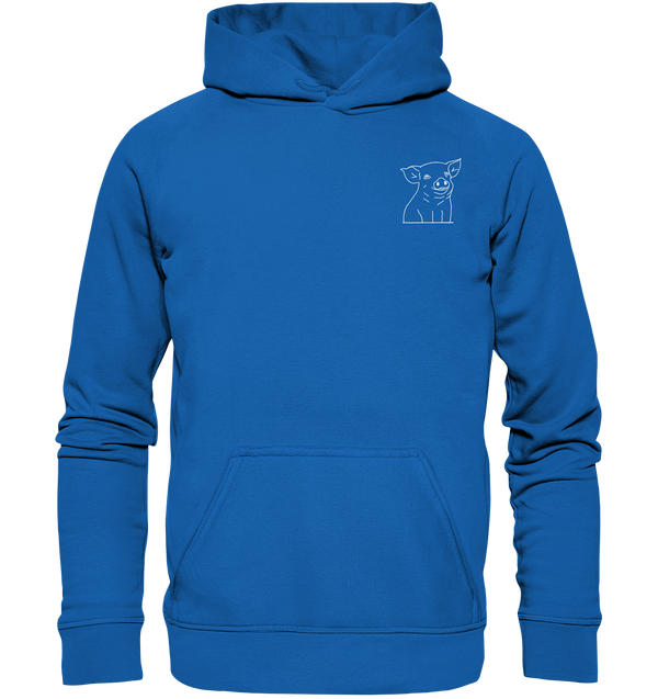 Ferkel weiß - Premium Hoodie Kinder Hoodie Kinder Tier-Shirts.com Royal Blau 116