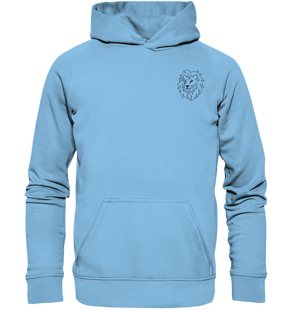 Löwe - Premium Hoodie Kinder Hoodie Kinder Tier-Shirts.com Sky Blue 116