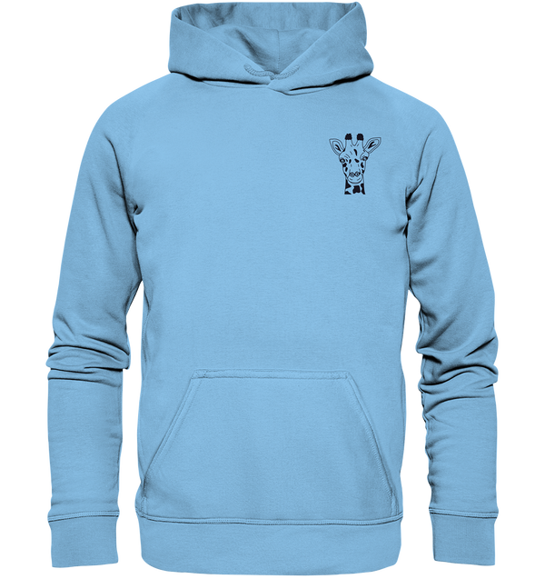 Giraffe - Premium Hoodie Kinder Hoodie Kinder Tier-Shirts.com Sky Blue 116