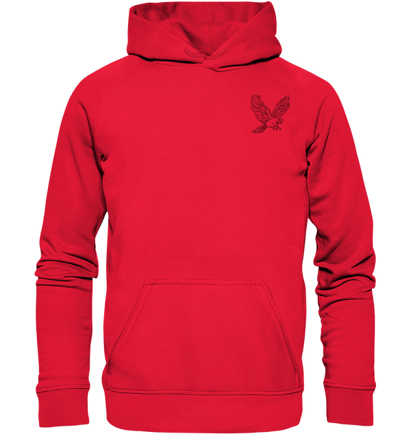 Papagei - Premium Hoodie Kinder Hoodie Kinder Tier-Shirts.com Rot 116