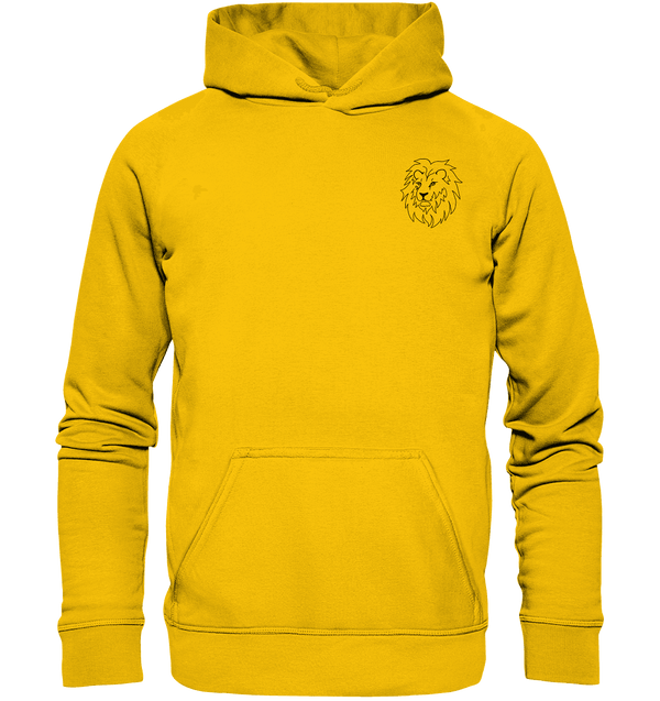 Löwe - Premium Hoodie Kinder Hoodie Kinder Tier-Shirts.com Sunflower 116