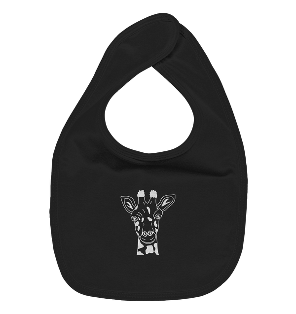 Giraffe weiß - Organic Lätzchen Kinder Lätzchen Tier-Shirts.com Black One Size