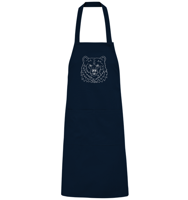 Bär weiß - Organic Grillschürze Grillschürze Tier-Shirts.com Navy One Size