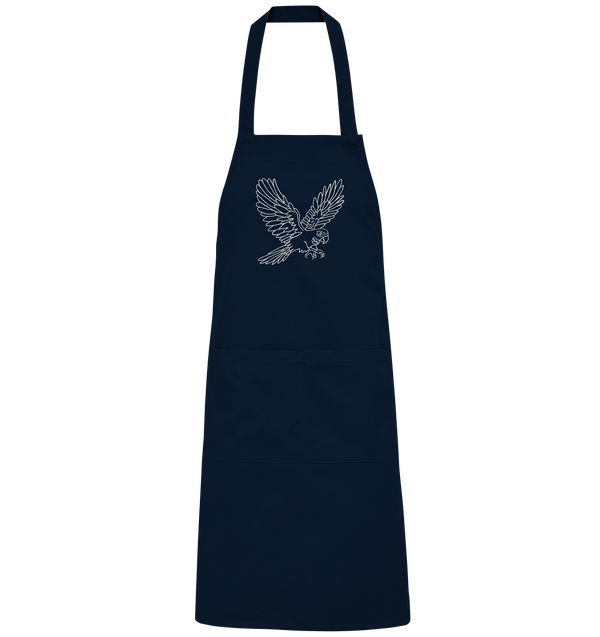 Papagei weiß - Organic Grillschürze Grillschürze Tier-Shirts.com Navy One Size