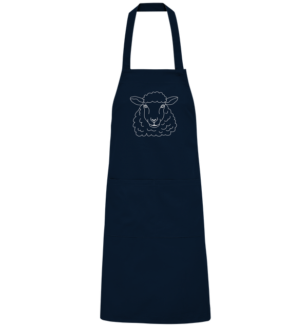 Schaf weiß - Organic Grillschürze Grillschürze Tier-Shirts.com Navy One Size