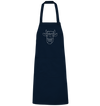Kuh weiß - Organic Grillschürze Grillschürze Tier-Shirts.com Navy One Size