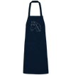 Pferd weiß - Organic Grillschürze Grillschürze Tier-Shirts.com Navy One Size