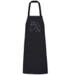 Pferd weiß - Organic Grillschürze Grillschürze Tier-Shirts.com Black One Size