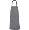 Pferd weiß - Organic Grillschürze Grillschürze Tier-Shirts.com Dark Grey (Solid) One Size