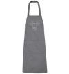 Kuh weiß - Organic Grillschürze Grillschürze Tier-Shirts.com Dark Grey (Solid) One Size