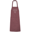 Kuh weiß - Organic Grillschürze Grillschürze Tier-Shirts.com Ancient Pink One Size