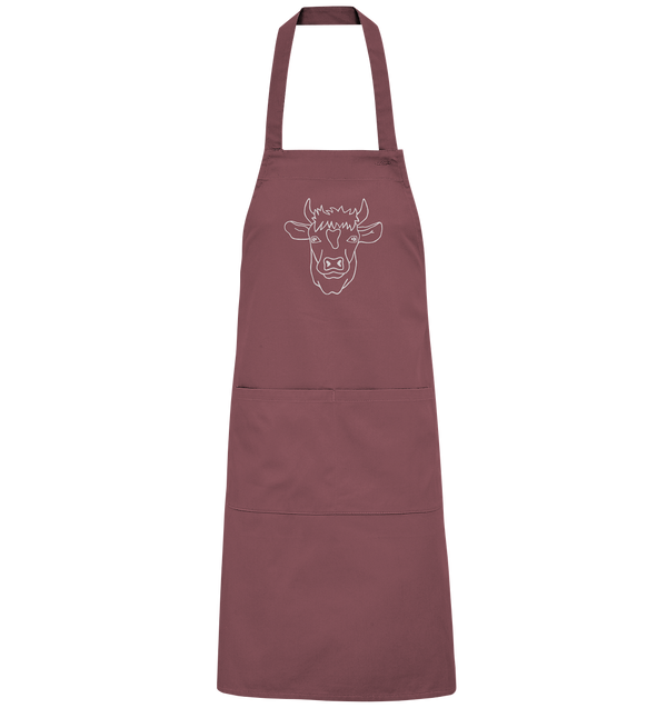 Kuh weiß - Organic Grillschürze Grillschürze Tier-Shirts.com Ancient Pink One Size