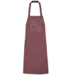 Pferd weiß - Organic Grillschürze Grillschürze Tier-Shirts.com Ancient Pink One Size