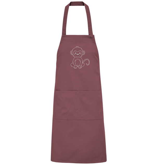 Affenbaby weiß - Organic Grillschürze Grillschürze Tier-Shirts.com Ancient Pink One Size