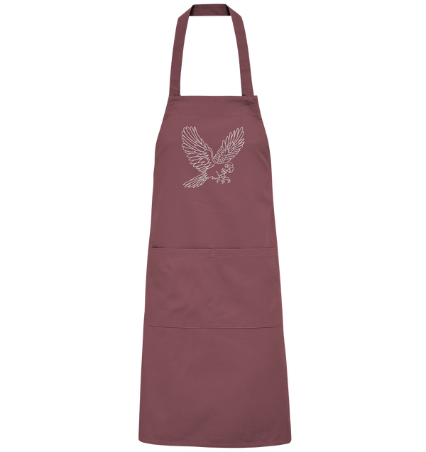 Papagei weiß - Organic Grillschürze Grillschürze Tier-Shirts.com Ancient Pink One Size