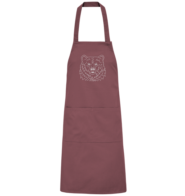 Bär weiß - Organic Grillschürze Grillschürze Tier-Shirts.com Ancient Pink One Size