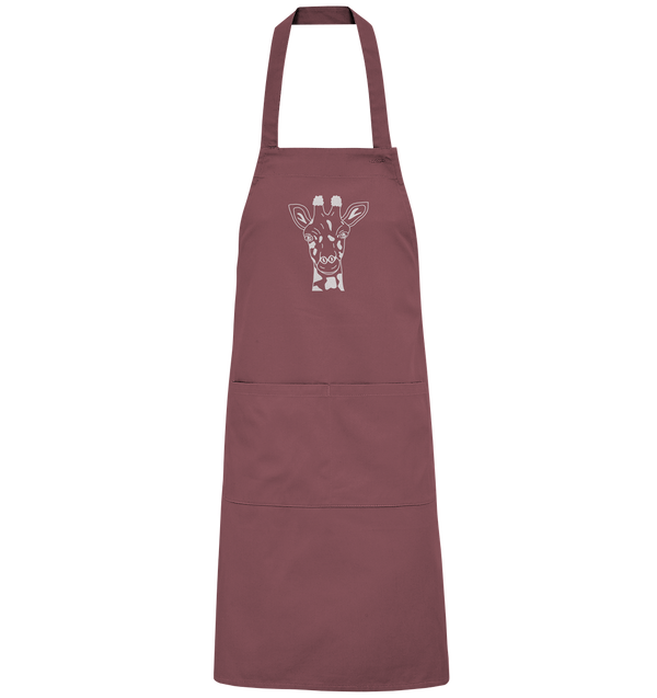 Giraffe weiß - Organic Grillschürze Grillschürze Tier-Shirts.com Ancient Pink One Size