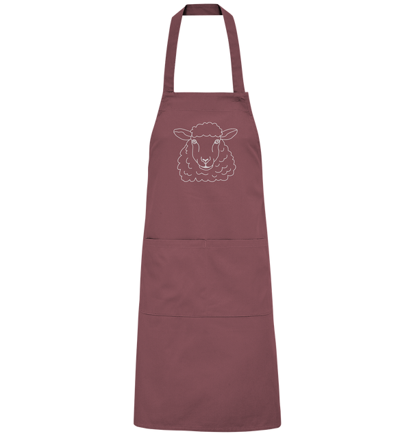 Schaf weiß - Organic Grillschürze Grillschürze Tier-Shirts.com Ancient Pink One Size