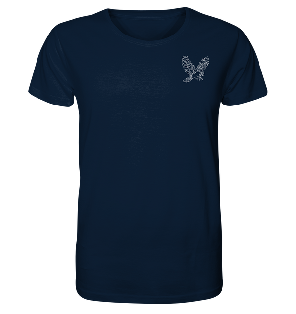 Papagei weiß - Organic T-Shirt Unisex Unisex-Shirts Tier-Shirts.com French Navy XS