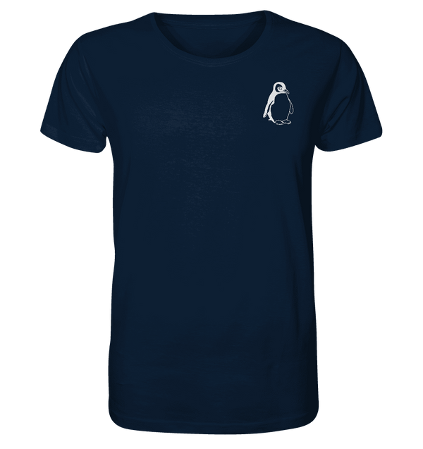 Pinguin weiß - Organic T-Shirt Unisex Unisex-Shirts Tier-Shirts.com French Navy XS