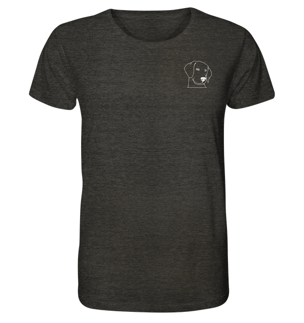 Hund Schlappohr weiß - Organic T-Shirt Unisex Unisex-Shirts Tier-Shirts.com