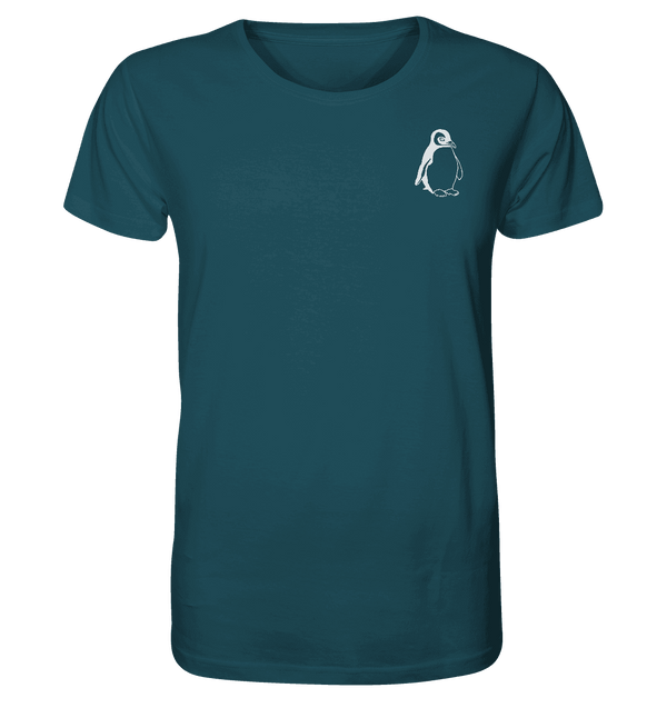 Pinguin weiß - Organic T-Shirt Unisex Unisex-Shirts Tier-Shirts.com