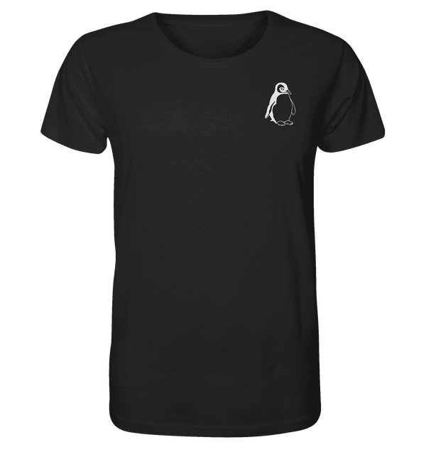 Pinguin weiß - Organic T-Shirt Unisex Unisex-Shirts Tier-Shirts.com Black XS