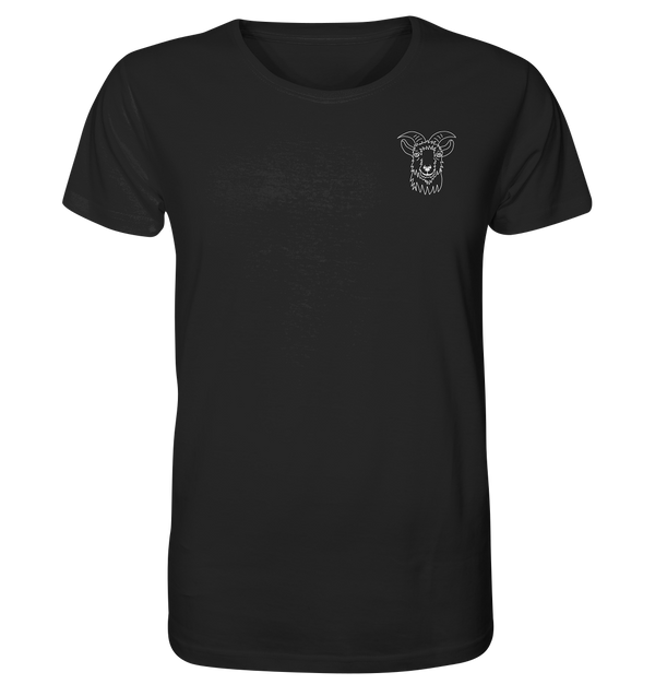Ziege weiß - Organic T-Shirt Unisex Unisex-Shirts Tier-Shirts.com Black XS