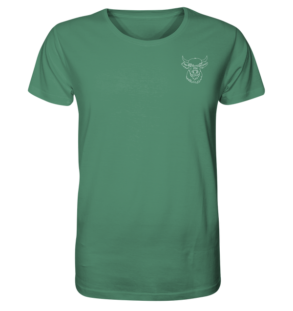 Highland Rind weiß - Organic T-Shirt Unisex - Tier-Shirts.com