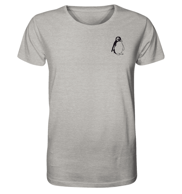 Pinguin - Organic T-Shirt Unisex Unisex-Shirts Tier-Shirts.com Heather Grey XS