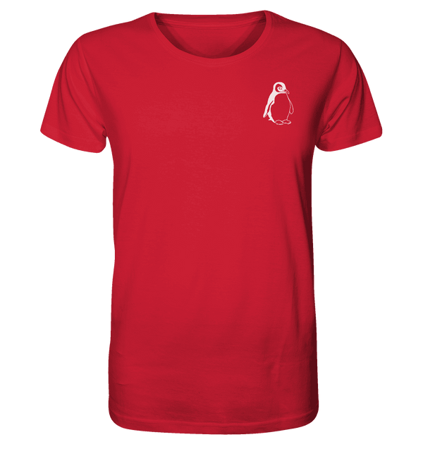 Pinguin weiß - Organic T-Shirt Unisex Unisex-Shirts Tier-Shirts.com