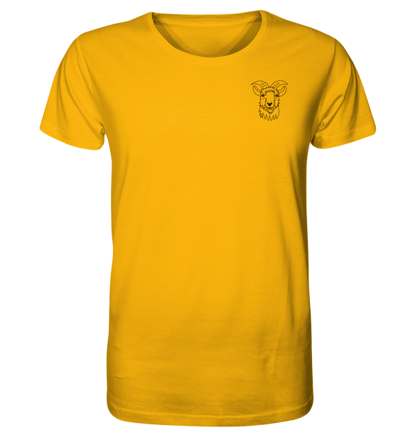 Ziege schwarz - Organic T-Shirt Unisex Unisex-Shirts Tier-Shirts.com Golden Yellow XS