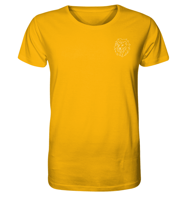 Löwe weiß - Organic T-Shirt Unisex Unisex-Shirts Tier-Shirts.com Spectra Yellow XS