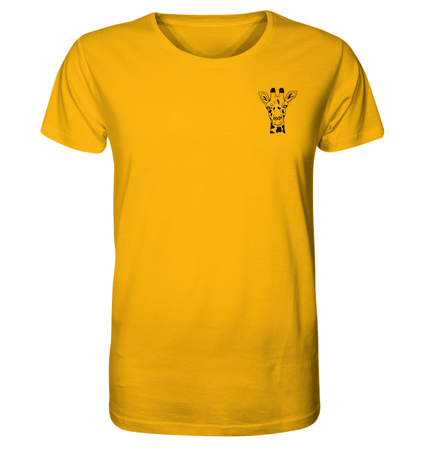 Giraffe - Organic T-Shirt Unisex Unisex-Shirts Tier-Shirts.com Spectra Yellow XS