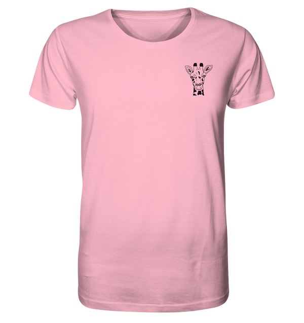 Giraffe - Organic T-Shirt Unisex Unisex-Shirts Tier-Shirts.com Cotton Pink XS