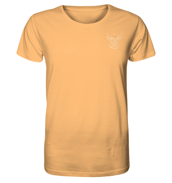 Highland Rind weiß - Organic T-Shirt Unisex - Tier-Shirts.com