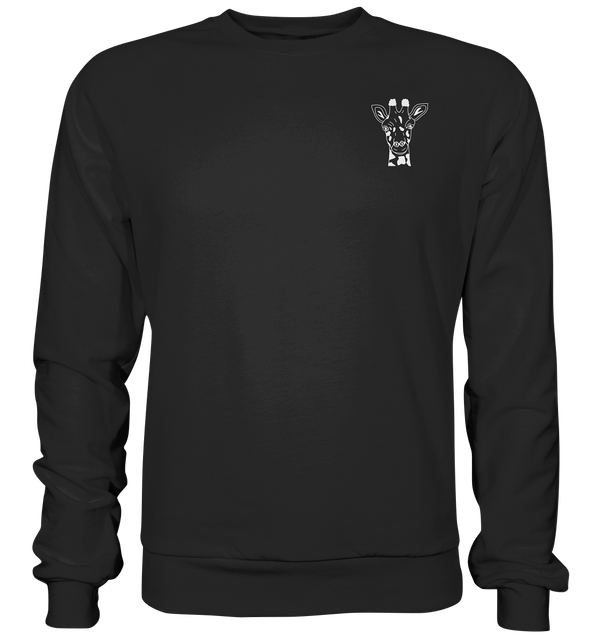 Giraffe weiß - Premium Sweatshirt Unisex Sweatshirts Tier-Shirts.com Black S
