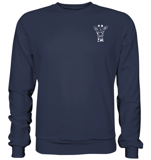 Giraffe weiß - Premium Sweatshirt Unisex Sweatshirts Tier-Shirts.com Deep Navy S