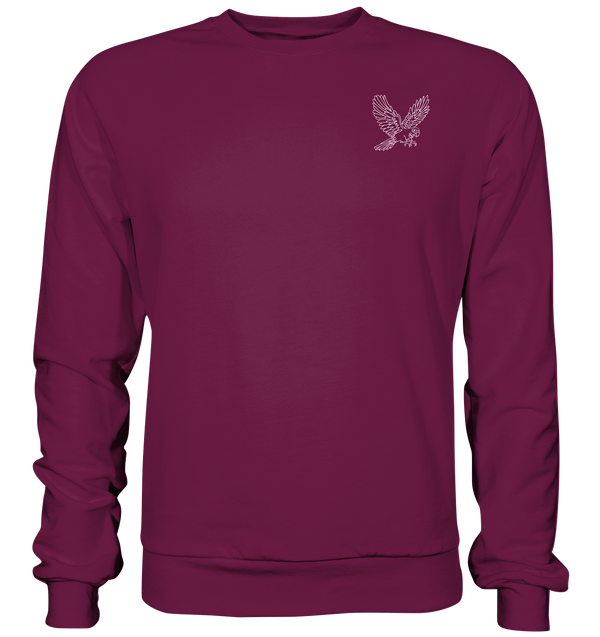 Papagei weiß - Premium Sweatshirt Unisex Sweatshirts Tier-Shirts.com Burgund S