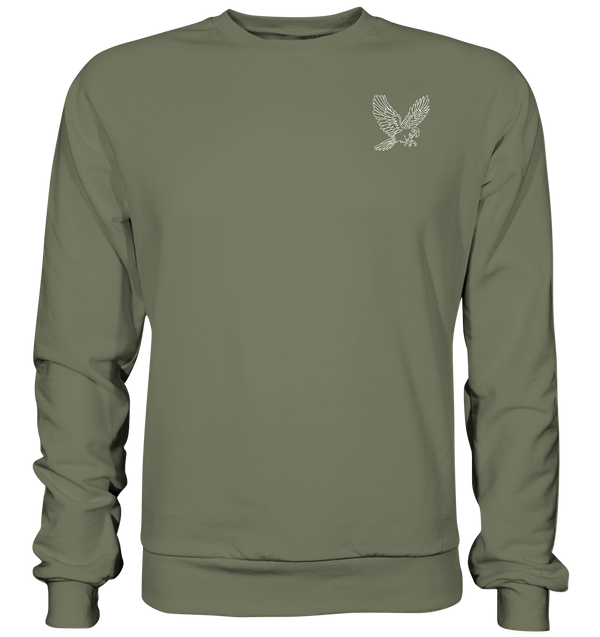 Papagei weiß - Premium Sweatshirt Unisex Sweatshirts Tier-Shirts.com Classic Olive S