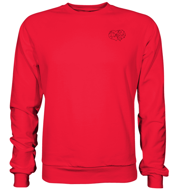 Löwenpaar - Premium Sweatshirt Unisex Sweatshirts Tier-Shirts.com Rot S