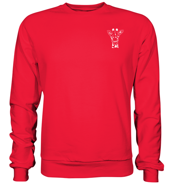 Giraffe weiß - Premium Sweatshirt Unisex Sweatshirts Tier-Shirts.com Rot S
