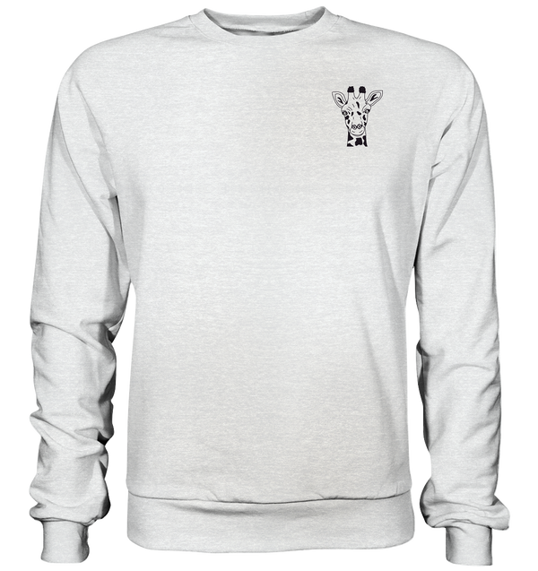 Giraffe - Premium Sweatshirt Unisex Sweatshirts Tier-Shirts.com Heather Grey (meliert) S