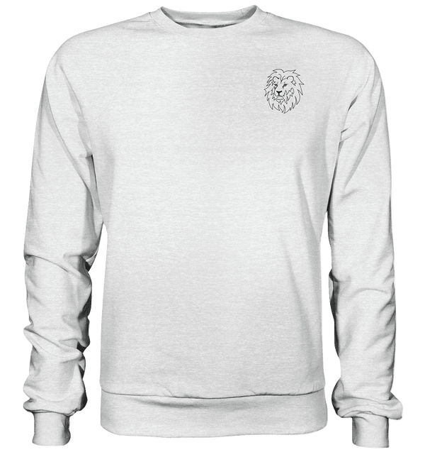 Löwe - Premium Sweatshirt Unisex Sweatshirts Tier-Shirts.com Heather Grey (meliert) S