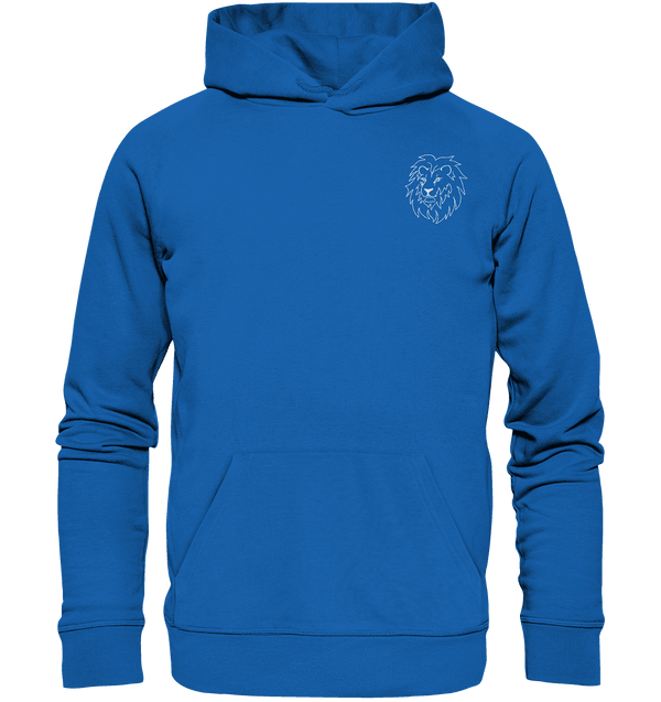 Löwe weiß - Premium Hoodie Unisex Hoodies Tier-Shirts.com Royal Blau S