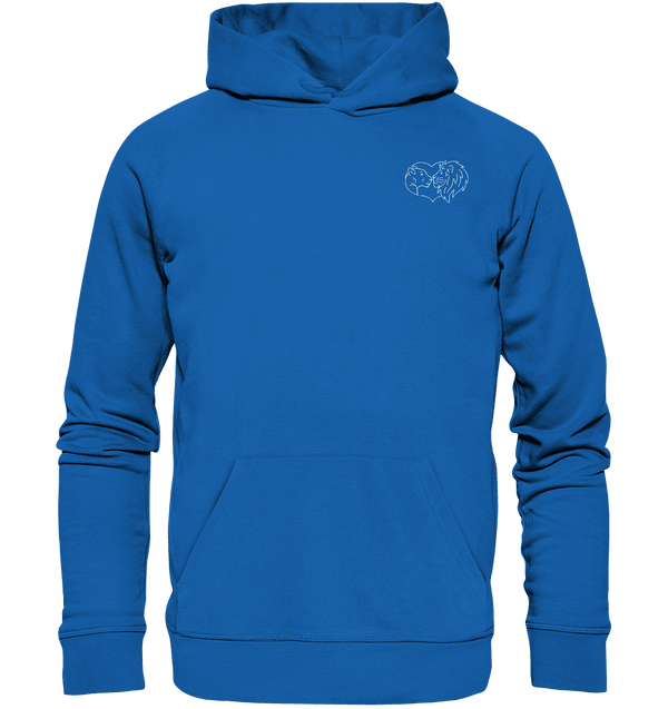 Löwenpaar weiß - Premium Hoodie Unisex Hoodies Tier-Shirts.com Royal Blau S