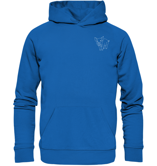 Schwein weiß - Premium Hoodie Unisex Hoodies Tier-Shirts.com Royal Blau S