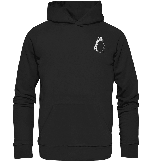 Pinguin weiß - Premium Hoodie Unisex Hoodies Tier-Shirts.com Black S