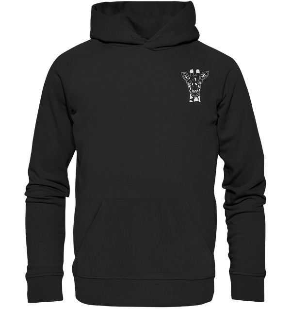 Giraffe weiß - Premium Hoodie Unisex Hoodies Tier-Shirts.com Black S